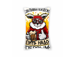 Подушка вертикальная год Кролика №33