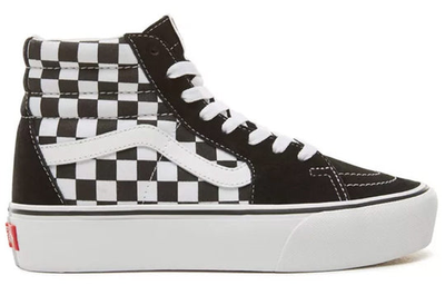 Vans sk8 hi platform damier 2025