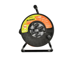 Удлинитель на катушке без заземления Perfeo "RU ENERGY" 50м 4гн 16А ПВС 2х1,5 IP44, (Арт. PF_E2533)