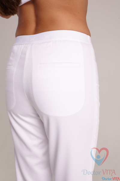 Брюки DR.SUPER "Stars" белые