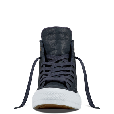 оригинальные конверсы синего цвета из натуральной кожи чак тэйлор 2 фото