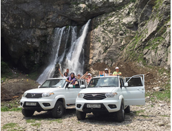 Джип тур Абхазия Гегский водопад + озеро Рица