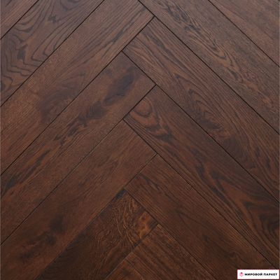 Инженерная доска Spil Floors Brown Collection Дуб Рустик B9 1-полосная с фаской шип-паз лак/масло