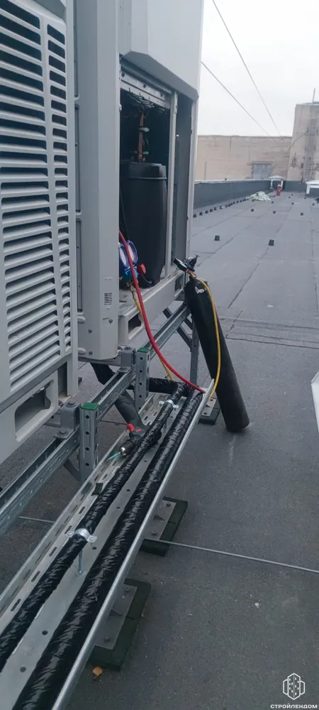 Монтаж VRV и ККБ системы 