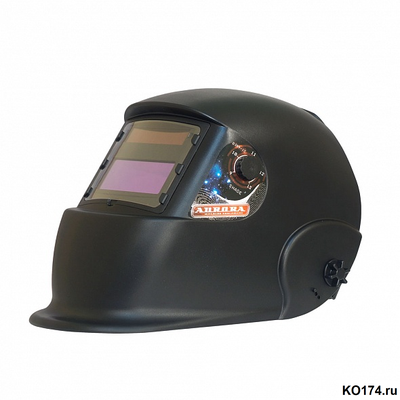 Маска сварщика хамелеон Aurora A-998F Black Cosmo обзор 95х36