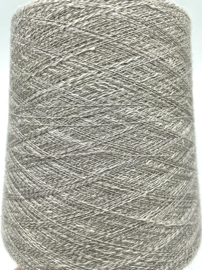 Filati Biagioli Modesto art. GINKO (филати биаджиоли модесто арт. гинко), состав: 46% WS кашемир, 27% SETA шёлк, 27% LINO лён, Nm. 2150 м в 100 гр., цв.715260 серо-коричневый дымчатый