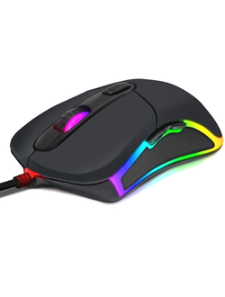Мышь игровая usb QCyber Hype RGB (черная)