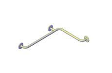 Поручень угловой 600х400 мм (внутренний)