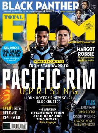 Total Film Magazine February 2018 Pacific Rim, John Boyega, Charles Hunnam Cover, Intpressshop