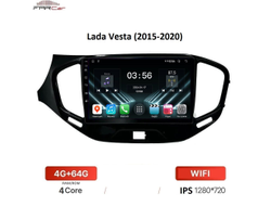 Штатная магнитола FarCar для Lada Vesta (2015-2022) (4GB/64GB/WiFi/GPS/BT/IPS)