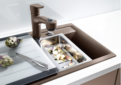 Смеситель BLANCO Merkur-s Silgranit кофе