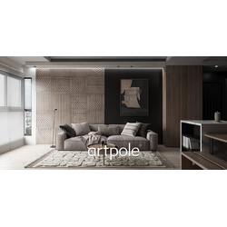 Гипсовая панель VECTOR platinum артикул M-0055-pl