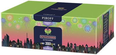 Батарея салютов НЕРАЗЛУЧНИКИ (0,8" / 300 залпов)