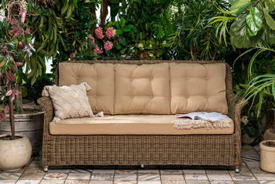 Плетеный диван Opal 3-x местный