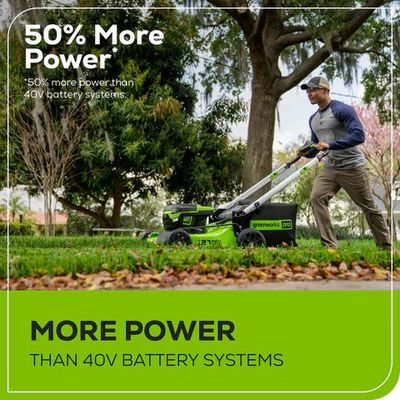 Аккумуляторная газонокосилка Greenworks GD60LM51SP