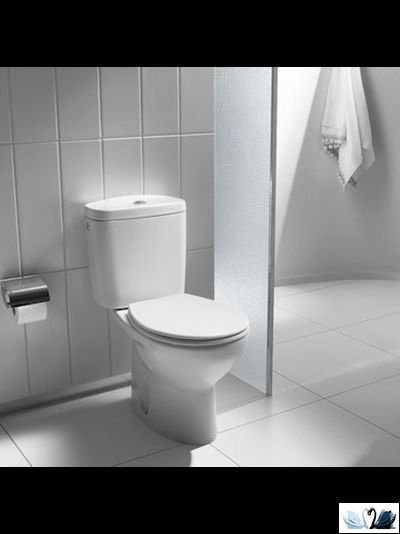 Унитаз ROCA VICTORIA 34239U000 напольный  с косым выпуском, в комплекте с бачком 34139Z000 и механизмом смыва