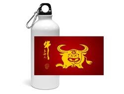 Спортивная бутылка с символикой "Быка" №3