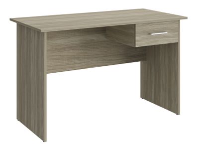 Стол офисный ОФ-112К с тумбой ОФ-26 Блэквуд сатиновый