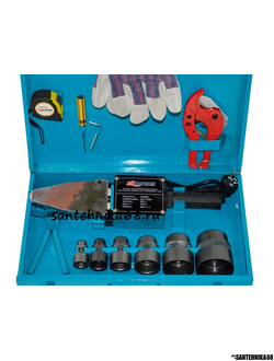 Комплект сварочного оборудования AQUAPROM АСП 2.3/6 2300 Вт 20-63 мм