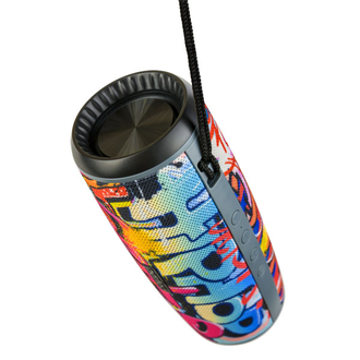 Bluetooth-колонка "HIP HOP" FM, microSD, USB, AUX, мощность 12Вт, 2600mAh, граффити