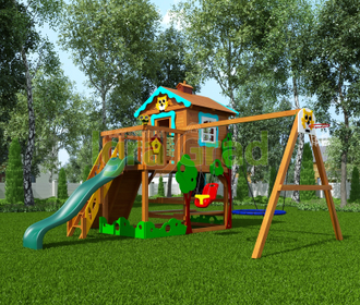Детская деревянная площадка IgraGrad Домик 2 Совёнок купить в Воронеже