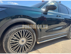 Защита штатного порога труба Папа Тюнинг d53 для CHERY Tiggo 9 2024-