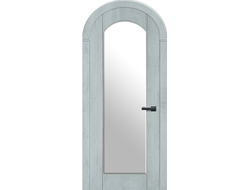 Дверь арочная Квадро 1 со стеклом
