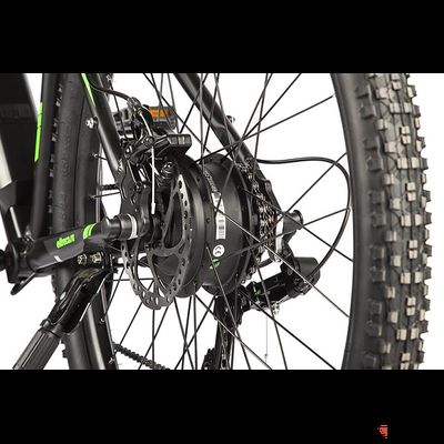 Велогибрид Eltreco Ultra MAX серо-зеленый