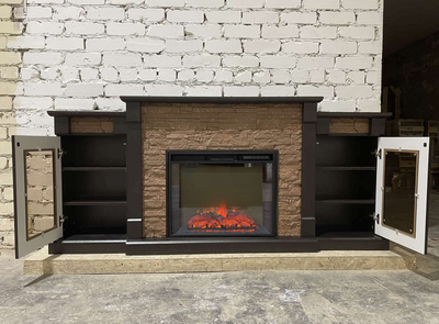 камин Моника Премиум M4 с очагом Sparta 25.5 LED