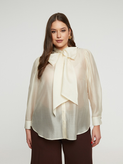 Блуза с бантом