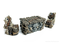 Trolls table and chairs (painted)