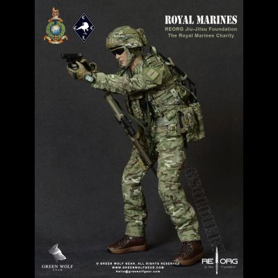 ПРЕДЗАКАЗ - Королевский морской пехотинец (Том Харди) - Коллекционная фигурка 1/6 Scale British Royal Marine REORG Figure Featuring TOM HARDY (GWG-011) - Green Wolf Gear