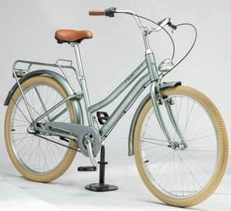Велосипед TT265/ 3скорости 26" зеленый рама 16"