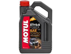 Масло моторное для 4-x тактных двигателей Motul 10W50 ATV SXS POWER 4T SN/MA - 4 Л (105901)