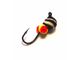 Мормышка вольфрамовая ЖУЧОК Lumicom чёрная вес.0.30gr.12mm. d-2.5mm,