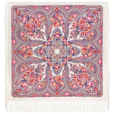 Павловопосадский платок Подружкины посиделки 1993-3