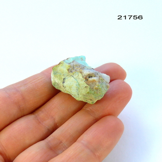 Бирюза натуральная (необработанная) Казахстан арт.21756: 7,9г - 28*21*18мм