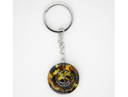 Брелок из натурального янтаря "Скорпион"