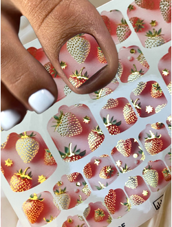 Пленки для педикюра с фольгой VIP-048