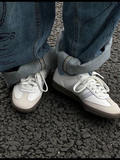 Adidas Samba OG White Blue Gum