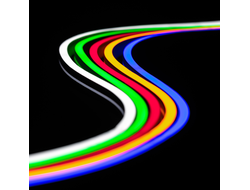 Неон S-образный 220В, 10x18 мм, белый корпус