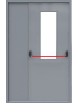Дверь противопожарная EI-60 металлическая двупольная