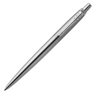 Ручка шариковая Parker Jotter Stainless Steel CT, синий, 1953170