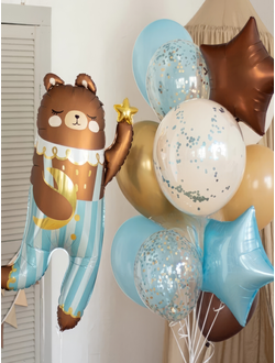 set-1-vypiska-iz-roddoma-malchik+доставка Краснодар, шарики с гелием недорого, спасибо за внука