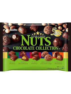 Шоколадные конфеты Meito Nuts Chocolate Collection (ассорти из 5 видов орехов, 143 г)