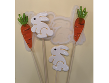 Форма для леденцов &quot;Кролик и морковка&quot;