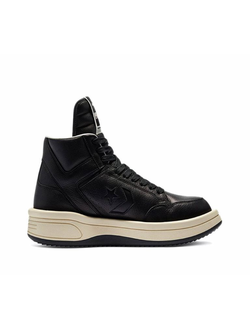 Кеды Converse x Rick Owens DRKSHDW DRKSTAR Turbodrk Weapon черные высокие 172342C