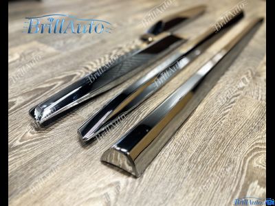 Молдинги Toyota Prado 150 стиль 2023 хром