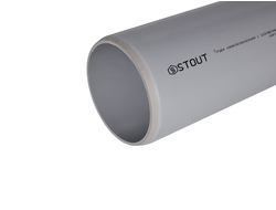 Труба канализационная STOUT 110х500 бесшумная (Арт. SKB-0002-011050)