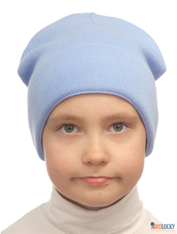 Шапка 22202-01 голубой 48-52